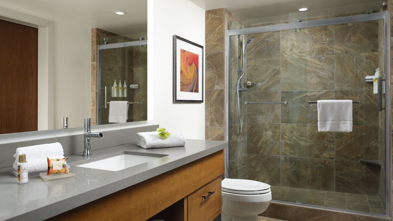 Primary Bathroom (1-Bedroom Suite)
